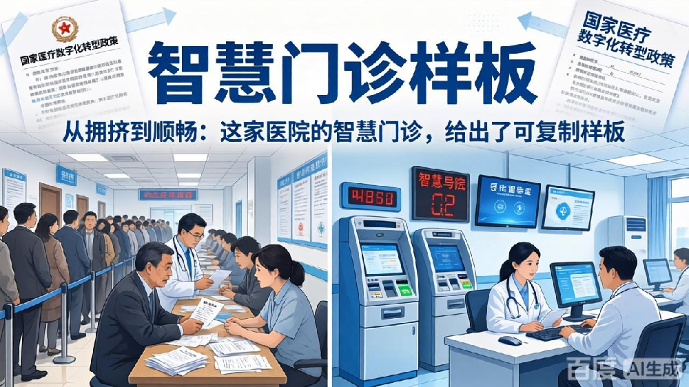 从拥挤到顺畅：这家医院的智慧门诊，给出了可复制样板