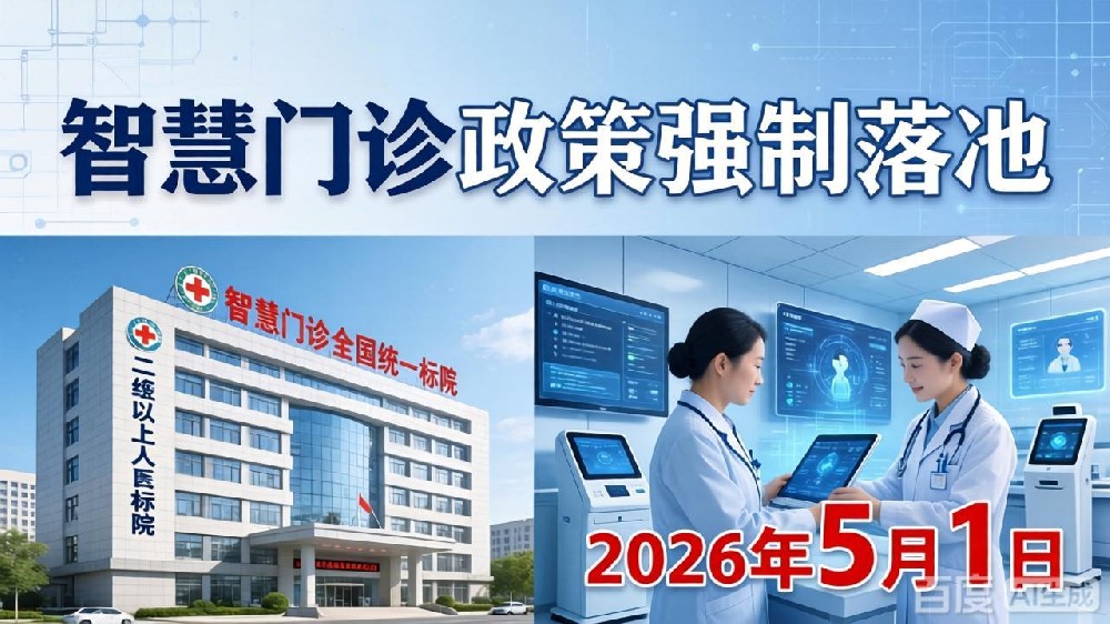 倒计时 10 天！5 月 1 日智慧门诊全国强制标准落地，医疗机构如何合规升级？