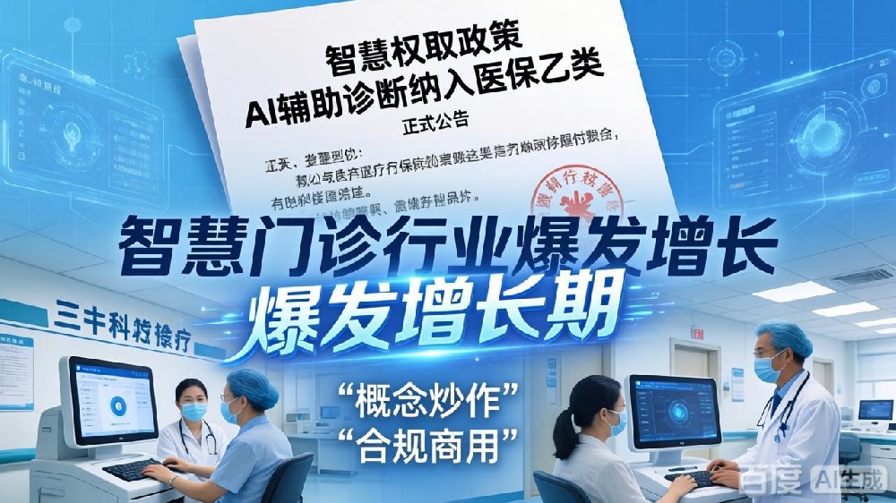 医保买单 + 合规落地！AI 智慧门诊从 “可选项” 变 “刚需标配”