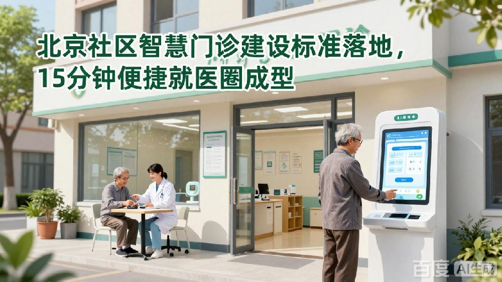 社区智慧门诊全面升级！15 分钟就医圈成型，医康养一体化深度融合