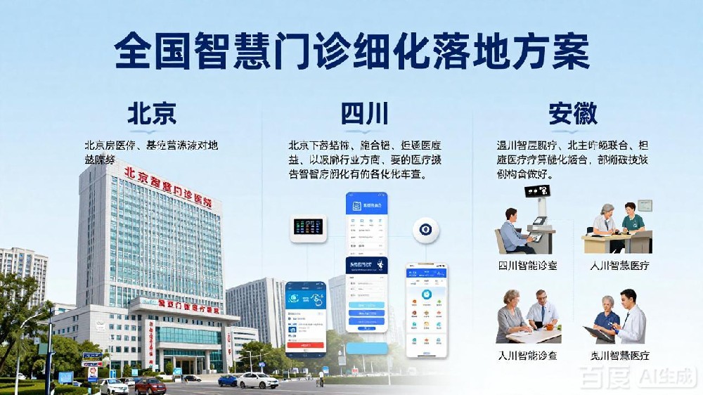 京川皖智慧门诊路线分化！高精 AI、惠民结算、县域复制三种打法对比