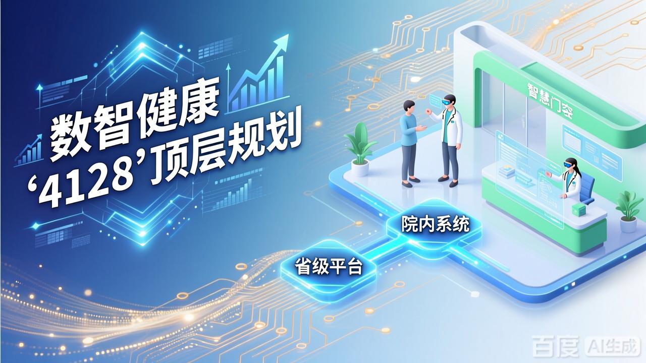 建设逻辑彻底改写！4128 数智规划落地，智慧门诊统一由省级平台统筹建设
