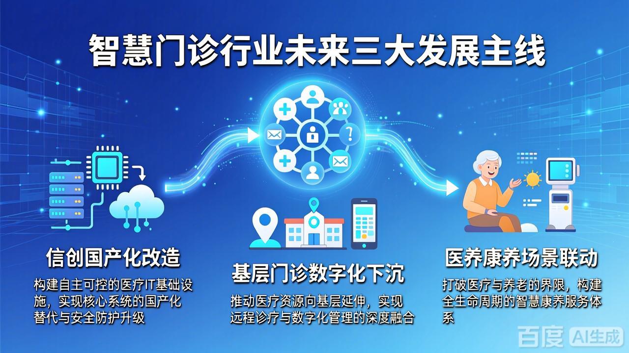 看清行业风向!智慧门诊三大升级主线敲定,产业增量市场全面显现