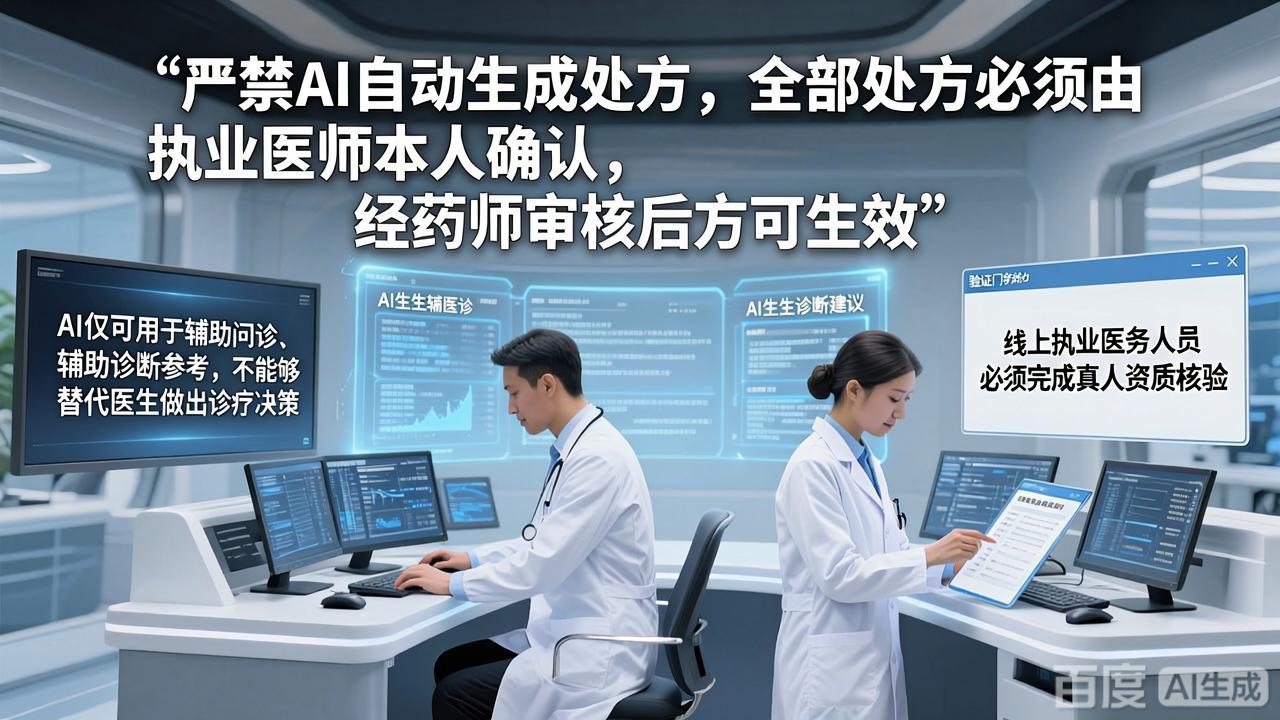 划清红线！AI 智慧门诊迎来强监管，禁止 AI 独立生成处方
