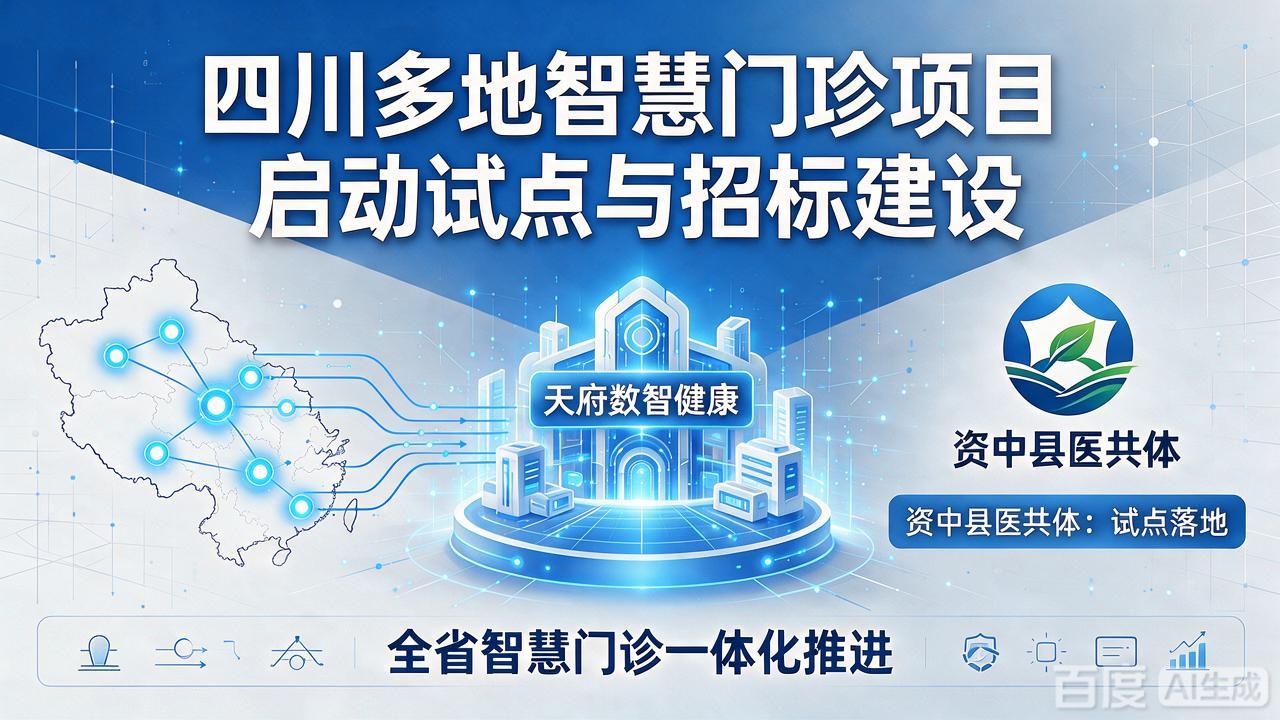 省级 AI 门诊试点开启！成都加快构建区域一体化智慧门诊新格局
