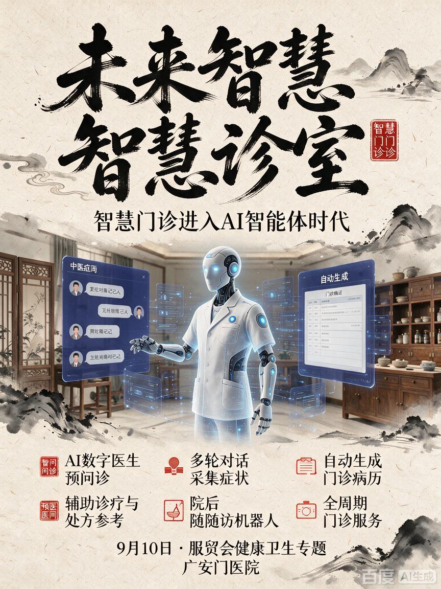 服贸会重磅亮相！AI 智能体重构智慧门诊，未来诊室正式落地