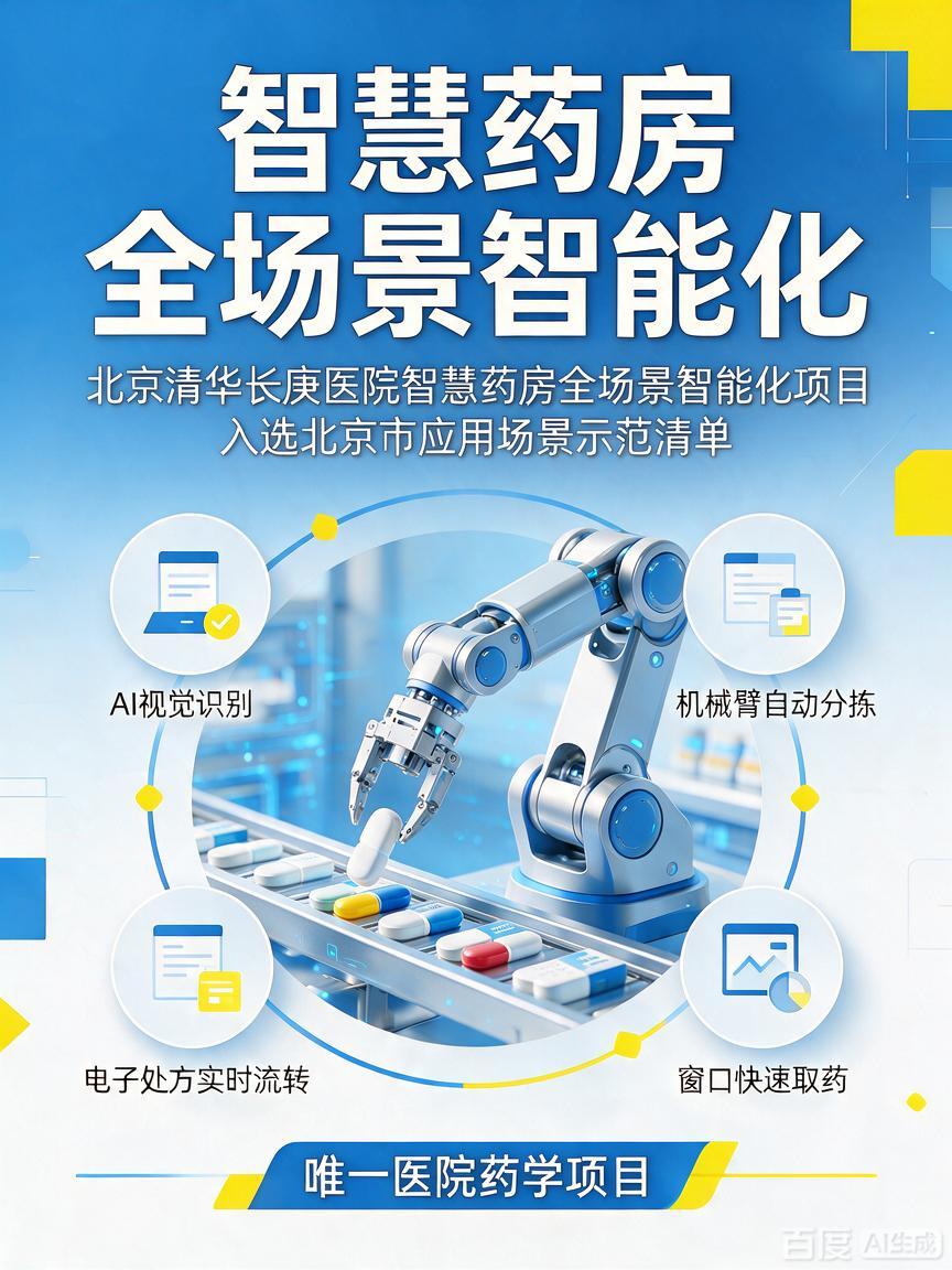 门诊取药不用久等！清华长庚智慧药房入选市级示范项目